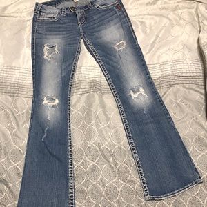 Women’s W22 L33 Silver Tuesday Bootcut Jeans